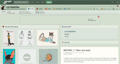 Desktop Screenshot of corvidophiliac.deviantart.com