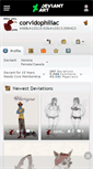 Mobile Screenshot of corvidophiliac.deviantart.com