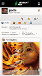 Mobile Screenshot of gradle.deviantart.com