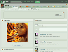 Tablet Screenshot of gradle.deviantart.com