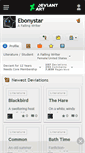 Mobile Screenshot of ebonystar.deviantart.com