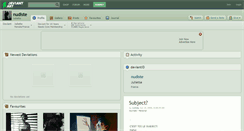 Desktop Screenshot of nudiste.deviantart.com