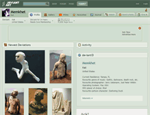 Tablet Screenshot of memkhet.deviantart.com