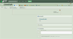Desktop Screenshot of crimsondiva86.deviantart.com