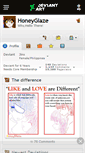 Mobile Screenshot of honeyglaze.deviantart.com