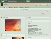 Tablet Screenshot of felloan.deviantart.com