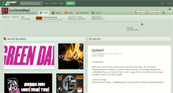 Desktop Screenshot of iluvgreendayx.deviantart.com