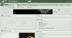 Desktop Screenshot of abc-xyz.deviantart.com