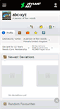 Mobile Screenshot of abc-xyz.deviantart.com