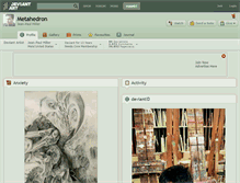 Tablet Screenshot of metahedron.deviantart.com