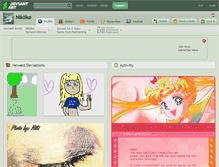 Tablet Screenshot of nikiike.deviantart.com