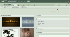 Desktop Screenshot of never-utopia.deviantart.com