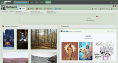 Desktop Screenshot of bluehazerd.deviantart.com