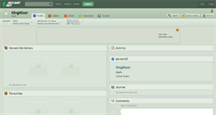 Desktop Screenshot of kingmixer.deviantart.com