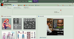 Desktop Screenshot of miketheuser.deviantart.com