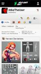 Mobile Screenshot of miketheuser.deviantart.com