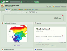 Tablet Screenshot of bishinesspersonified.deviantart.com