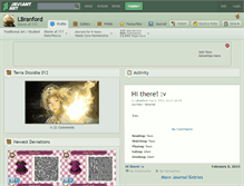 Tablet Screenshot of lbranford.deviantart.com