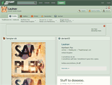 Tablet Screenshot of lauinav.deviantart.com