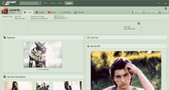 Desktop Screenshot of lenardo.deviantart.com