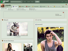 Tablet Screenshot of lenardo.deviantart.com