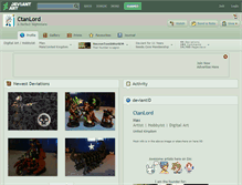 Tablet Screenshot of ctanlord.deviantart.com