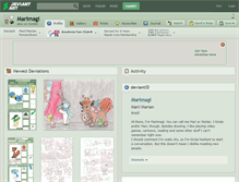 Tablet Screenshot of marimagi.deviantart.com