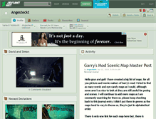 Tablet Screenshot of angesteckt.deviantart.com