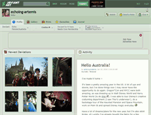 Tablet Screenshot of echoing-artemis.deviantart.com