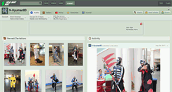 Desktop Screenshot of n-hyuman80.deviantart.com