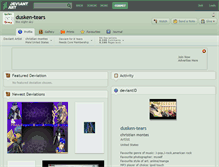 Tablet Screenshot of dusken-tears.deviantart.com