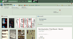 Desktop Screenshot of burningavalon.deviantart.com
