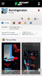 Mobile Screenshot of burningavalon.deviantart.com