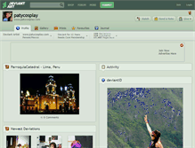Tablet Screenshot of patycosplay.deviantart.com