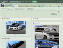 Tablet Screenshot of me-myself.deviantart.com