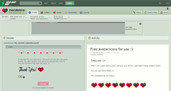 Desktop Screenshot of mecutelove.deviantart.com