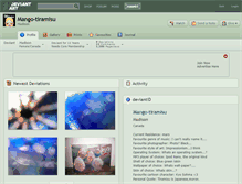 Tablet Screenshot of mango-tiramisu.deviantart.com