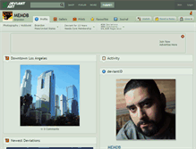 Tablet Screenshot of memdb.deviantart.com