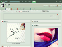 Tablet Screenshot of limpidd.deviantart.com