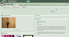 Desktop Screenshot of game--slave--gaz.deviantart.com
