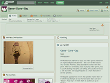 Tablet Screenshot of game--slave--gaz.deviantart.com