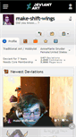 Mobile Screenshot of make-shift-wings.deviantart.com