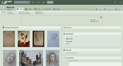 Desktop Screenshot of nica-24.deviantart.com