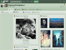 Tablet Screenshot of phabulousphotography.deviantart.com