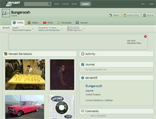 Tablet Screenshot of bungaroosh.deviantart.com