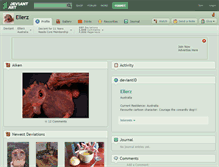 Tablet Screenshot of ellerz.deviantart.com