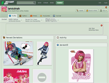 Tablet Screenshot of iamashrah.deviantart.com