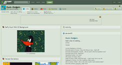Desktop Screenshot of duck--dodgers.deviantart.com