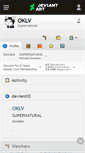 Mobile Screenshot of oklv.deviantart.com