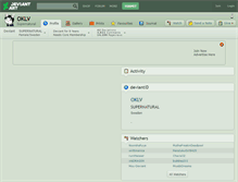 Tablet Screenshot of oklv.deviantart.com